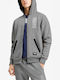 Puma Athletics Men's Sweatshirt Jacket with Hood and Pockets Gray