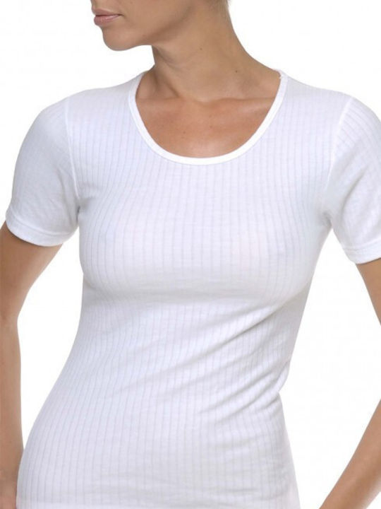Mâneca scurta Alb Tricou pentru femei
