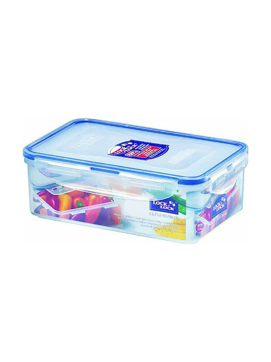 Lock&Lock Lunch Box Plastic Μπλε Suitable for for Lid for Microwave Oven 1400ml HPL817H 1pcs