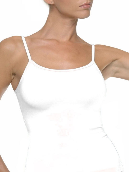 Helios Women's T-Shirt with Spaghetti Strap Whi...