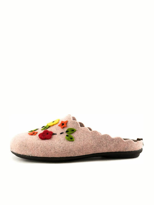 Migato Winter Women's Slippers in Pink color