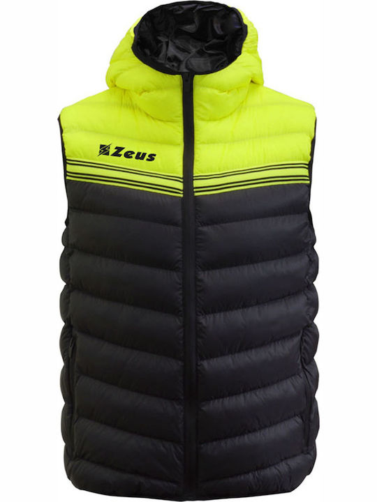 Smanicato Rodi Αμάνικο Μπουφάν Puffer Black / Yellow