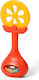 Babyono Teething Rattle for Teething Relief made of Silicone for 3 Months+