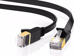 Ugreen NW106 Flat U/FTP (STP) Cat.7 Καλώδιο Δικτύου Ethernet 2m Μαύρο
