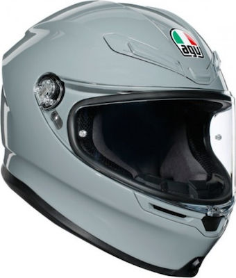 AGV K6 Full Face Helmet with Pinlock 1220gr Nardo Gray 206301A4MY004004