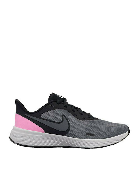 Nike Revolution 5 Γυναικεία Αθλητικά Παπούτσια Running Black / Psychic Pink / Dark Grey