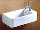 Karag Wall Mounted Wall-mounted / Vessel Sink Porcelain 46x26x10.5cm White