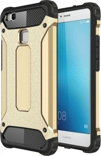 Tough Armor Задна корица Пластмаса Златист (Huawei P8/P9 Lite 2017 / Honor 8 Lite)