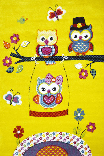 Tzikas Carpets 20740-075 Kids Rug Galben 133x190cm Thickness 13mm