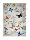 Tzikas Carpets Kids Synthetic Rug 73011-021 Butterflies 120x180cm