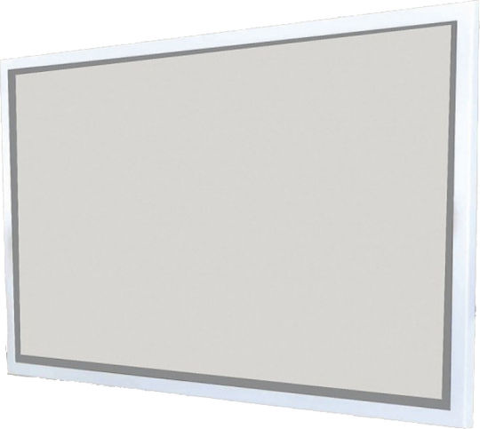 Artline Magic L5008 Rechteckiger Weißer Wandspiegel 60x100cm Artline Magic L5008 Rechteckiger Weißer Wandspiegel 60x100cm