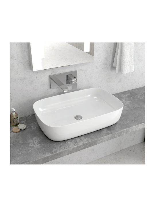 Karag LT2143 Vessel Sink Porcelain 60x39x14.5cm White