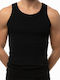 Minerva 90-14000 Men's Sleeveless Undershirt Black