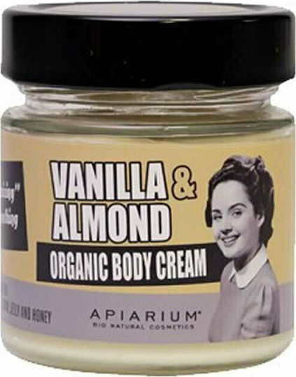 Apiarium Vanilla & Almond Ενυδατική Κρέμα Σώματος με Άρωμα Βανίλια 200ml