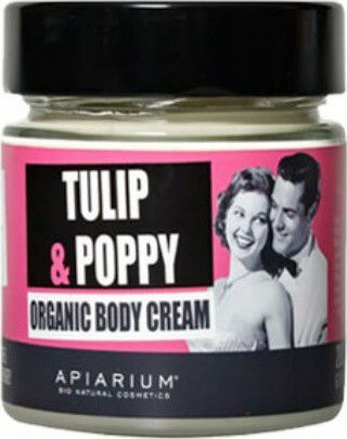 Apiarium Tulip & Poppy Moisturizing Body Cream with Shea Butter for All Skin Types 200ml