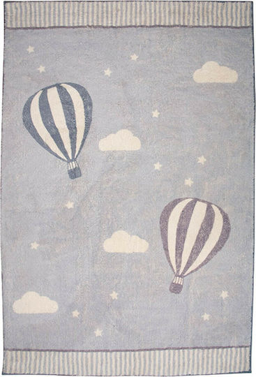 Greenwich Polo Club 3001 Kinder Teppich Hellblau 160x230cm