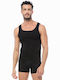 Minerva 90-10636 Men's Sleeveless Undershirt Black