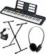 Casio Αρμόνιο CT-S100 Set 2 με 61 Πλήκτρα Τυπικής Αφής με Βάση, Ακουστικά και Αναλόγιο Μαύρο με ακουστικά t.bone HP 66