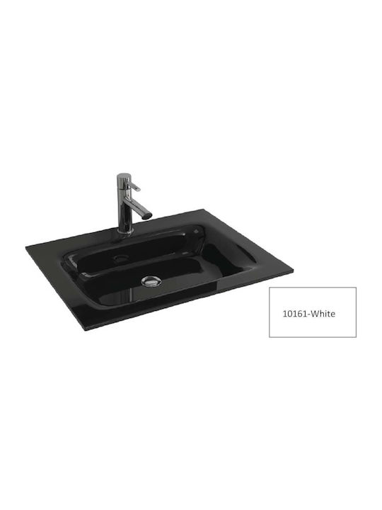 Karag Vetro Ένθετος Νιπτήρας Γυάλινος 61x46x12c...