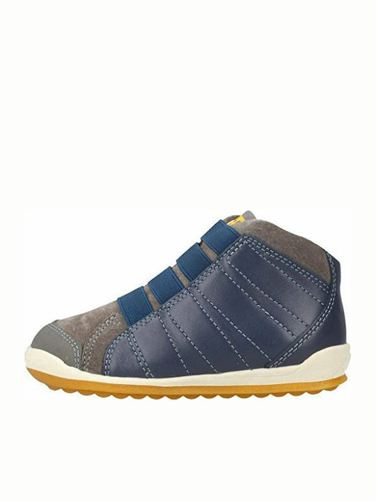 Garvalin Kids Suede Boots Navy Blue