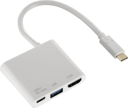 HAMA USB-C / USB-A Docking Station με 4K (00135728)