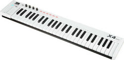 Midiplus X4 Mini Midi-Tastatur Weiß