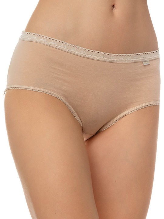 Minerva Βαμβακερά Women's Boxer 2Pack Beige