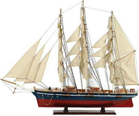 31118 Weihnachtsboot Segelboot Holz 120x120cm