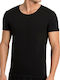 24/7 Sh03 Men's Undershirts Short-sleeved in Black Color 2Pack