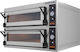 Resto Italia TR66 Elektrisch Pizzaofen Schamottestein 20.4kW 154x140x75cm