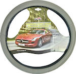 Auto Gs Car Steering Wheel Cover with Diameter 38cm Leatherette Gray