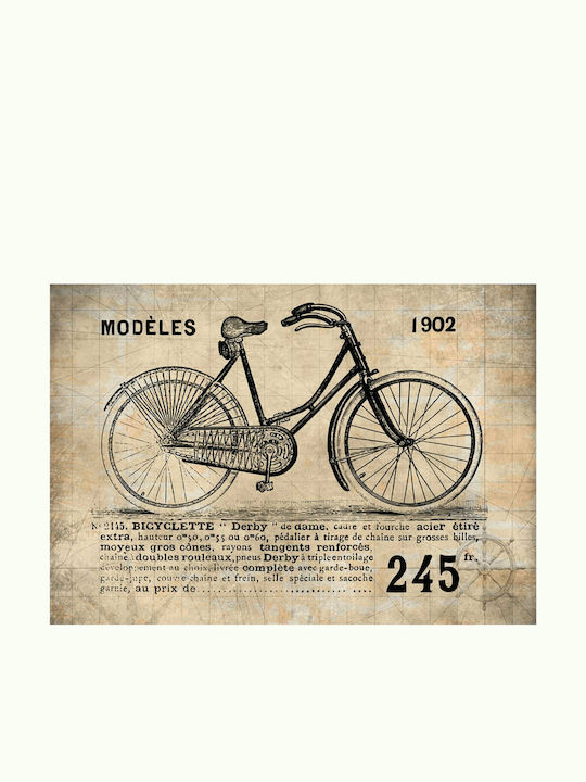 Fototapet de Perete Old School Bicycle 300x210 Tesatura L300xW210cm