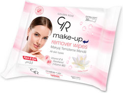Golden Rose Make-Up Remover Wipes Extra Soft Tücher Make-up Entferner 20Stück