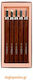 TopMan Set Straight / Skewed Chisels with Wooden Handle 5pcs