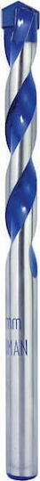 Benman Unicraft Diamond Drill Carbide with Cylindrical Shank for Masonry, Metal, Wood, Glass and Tiles 5x90mm