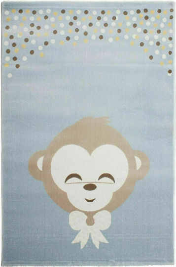 Ezzo 8612 Kids Rug Albastru deschis 160x230cm Thickness 12mm