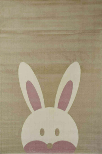 Ezzo 7574 Kinder Teppich Beige 80x150cm
