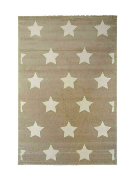 Ezzo 7570 Kids Rug Stele Beige 160x230cm Thickness 12mm