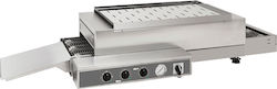 XDome XDFT 375 Ηλεκτρικός Φούρνος Πίτσας Τούνελ 4kW 124x63x30cm
