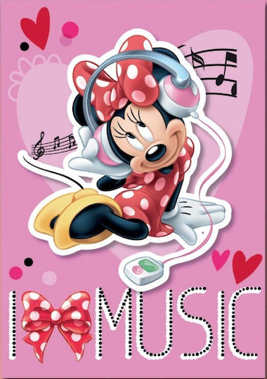 MK 07 Παιδικό Χαλί Minnie Ροζ 160x240cm