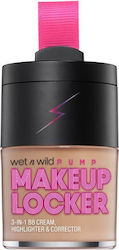 Wet n Wild Pump Makeup Locker 3In1 Sheer BB Cre...