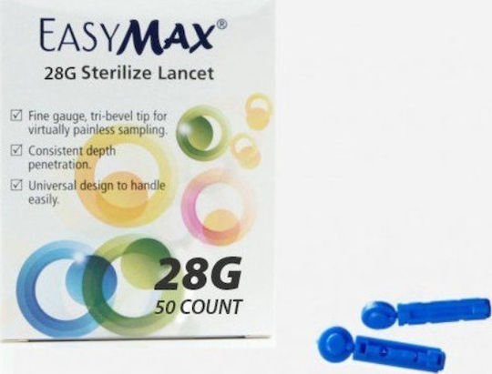 Heremco Easymax Lancets 28G 50pcs