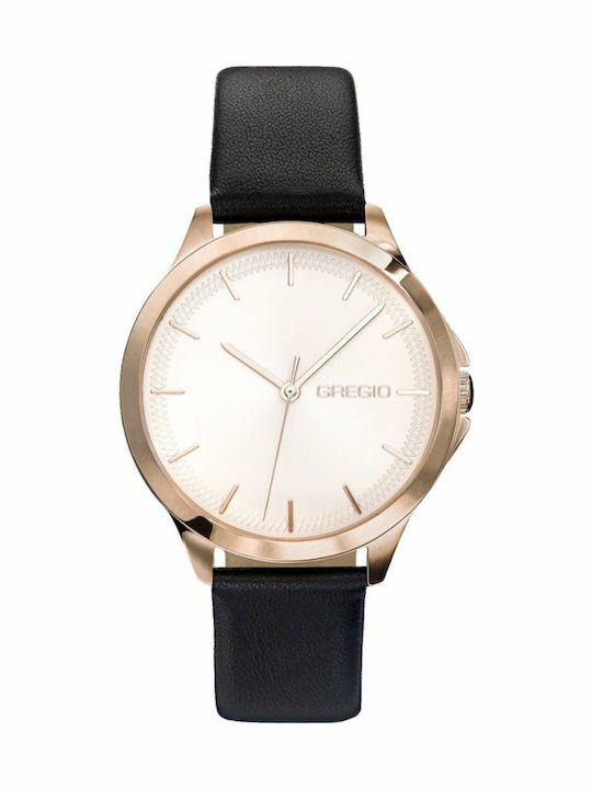 Gregio Rosebery Women's Watch with Black Leather Strap