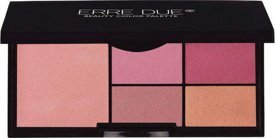 Erre Due Beauty Color Makeup Palette for Face and Eyes 500 Lavish Haven