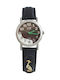 Club Watches Women's Watch with Black Leather Strap