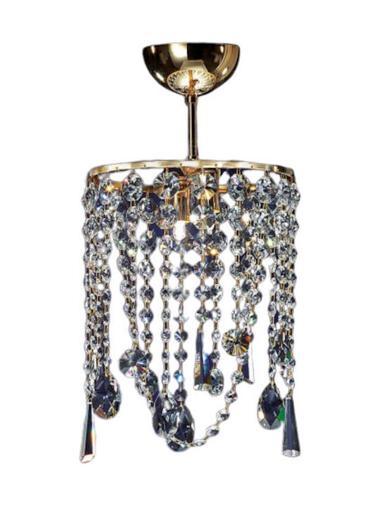 Violam Candelabru cu Cristale Transparente