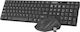 Natec NZB-1440 Kabellos Tastatur & Maus Set Englisch US