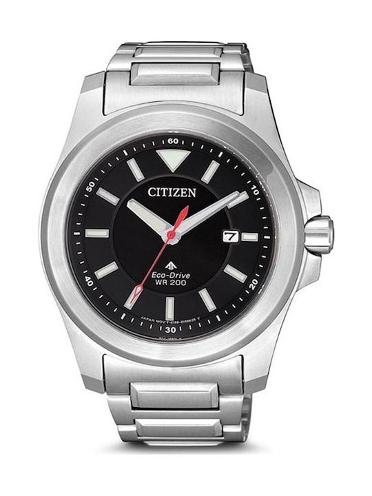 Citizen Promaster Tough Часовник Eco - Drive с сребърен Метална верижка