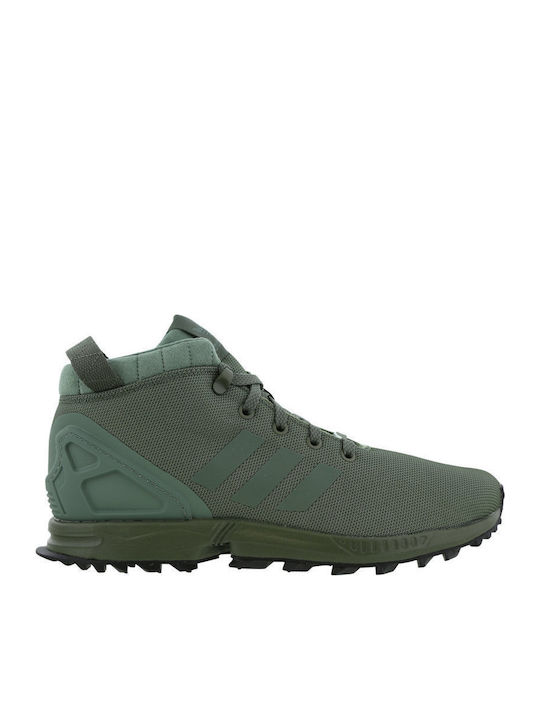 Zx Flux Adidas Zx Adidas ZX Flux 5/8 Boots Green BY9434