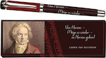 Moses Στυλό Rollerball με Μπλε Mελάνι Libri X Ludwig van Beethoven